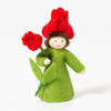 Felt Flower Fairy Red Tulip | ©Conscious Craft